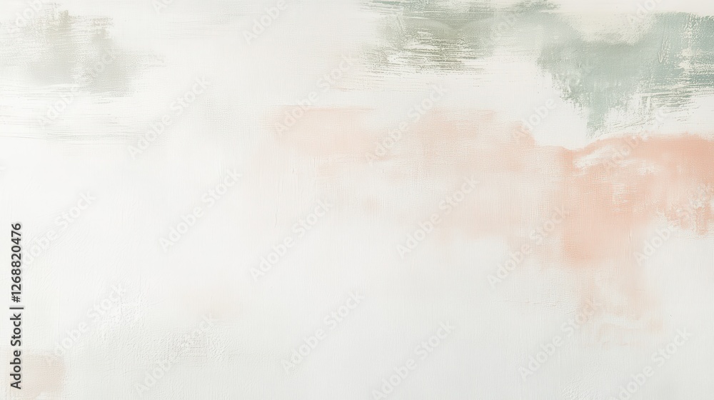 Poster minimalist white canvas with faint pencil strokes captures subtle artistic expression in a serene se