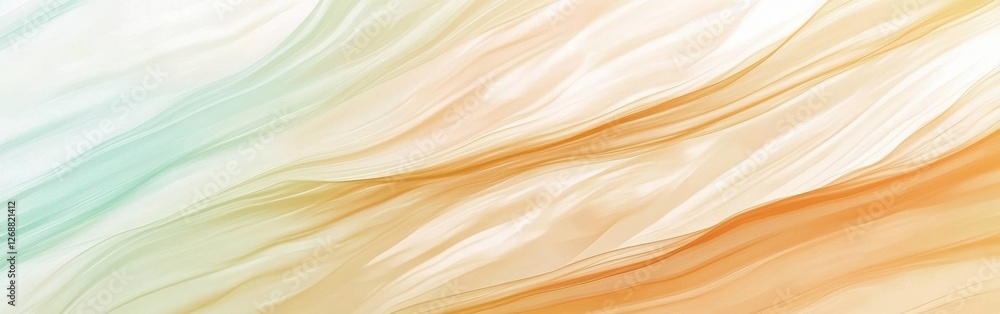 Poster elegant pastel background with soft pencil strokes creating serene waves of color for a calming effe