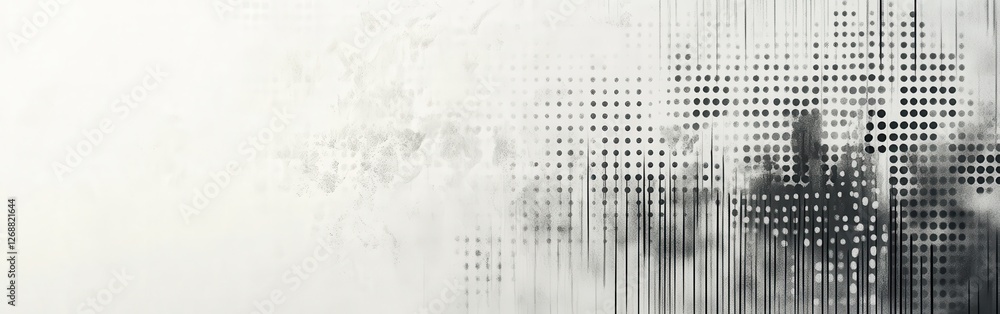 Fototapete Elegant dotted pencil strokes create a textured backdrop for artistic expression and design