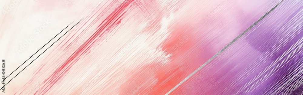 Leinwandbilder Abstract pencil strokes create a dynamic gradient of muted colors blending together in a striking visual display