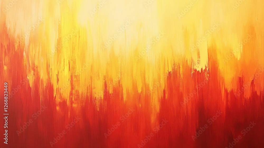 Aufkleber vibrant abstract gradient showcasing fiery red and golden hues in an expressive artistic composition