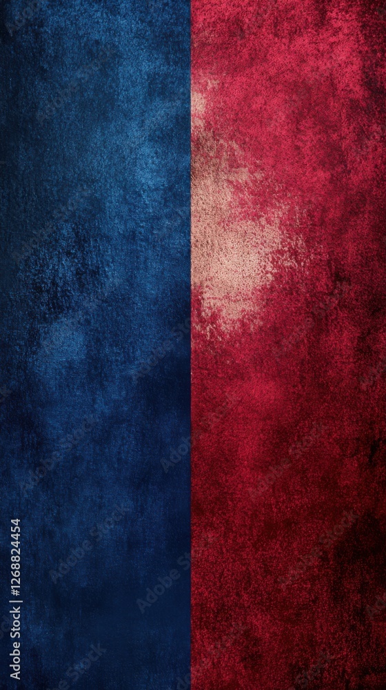 Aufkleber sophisticated gradient background of royal blue and red blending smoothly for a striking visual appe