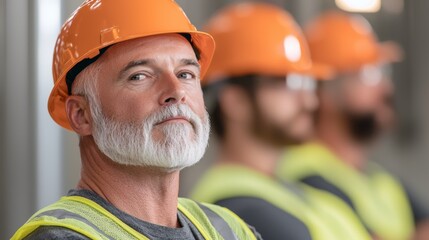 Professional Construction Team Members Focused on Employee Training and Compliance Programs