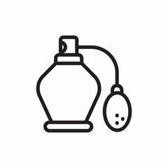 Obraz premium elegant perfume spray bottle icon vector sign