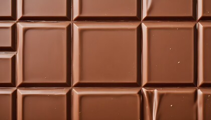 close up a chocolate bar isolated on white background