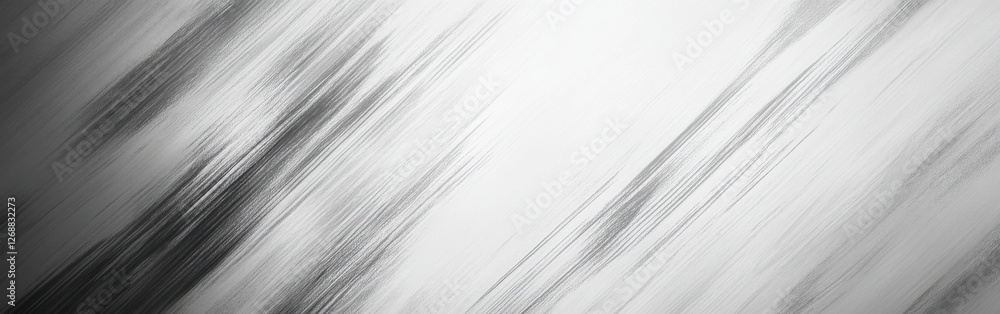 Poster Soft pencil strokes create a muted gray background for artistic expression and calming aesthetics