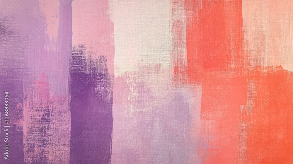 Poster minimalist pencil strokes create a smooth gradient of colors blending softly in a harmonious display