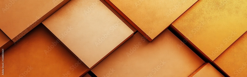 Aufkleber Textured layers of warm, muted tones create a captivating visual experience in a minimalist setting