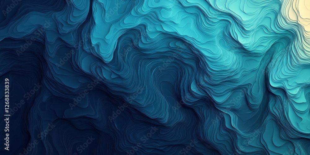 Fototapete shimmering water texture with undulating waves capturing the essence of tranquility and movement in 