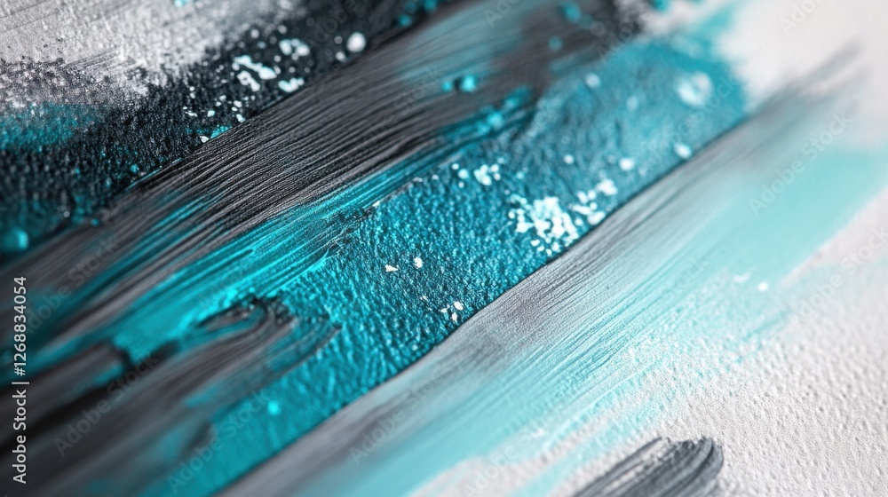 Aufkleber elegant pencil strokes create beautiful washes in varying shades on canvas in a serene artistic envi