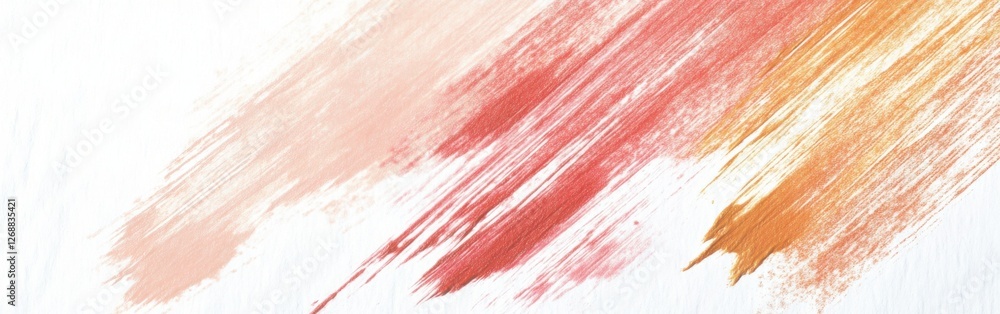 Poster clean white canvas features elegant pencil strokes showcasing a blend of soft colors and artistic ex