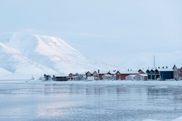 Longyearbyen, the capital of Svalbard, Spitzbergen