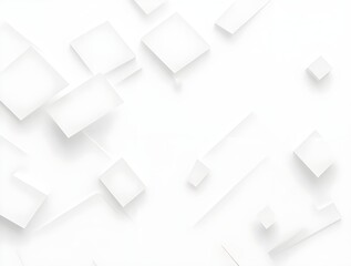 Obraz premium Abstract white monochrome vector background, for design brochure, website, flyer. Geometric white wallpaper for certificate, presentation, landing page. Generative ai