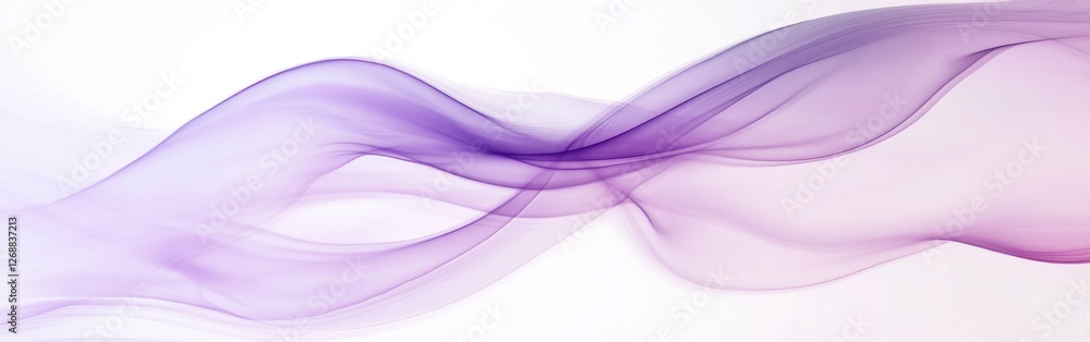 Aufkleber abstract representation of muted lavender and pink mist gently flowing in a seamless blend of colors