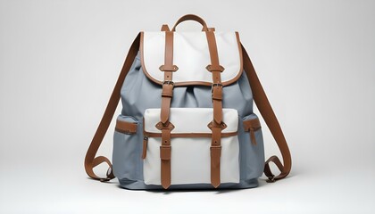 backpack on a white background
