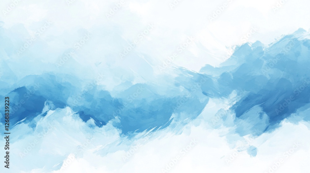 Poster textured gradient background transitioning from light to dark blue in a smooth and harmonious manner