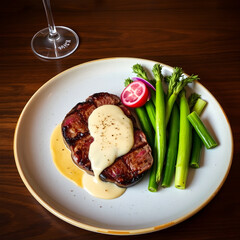 grilled beef steak