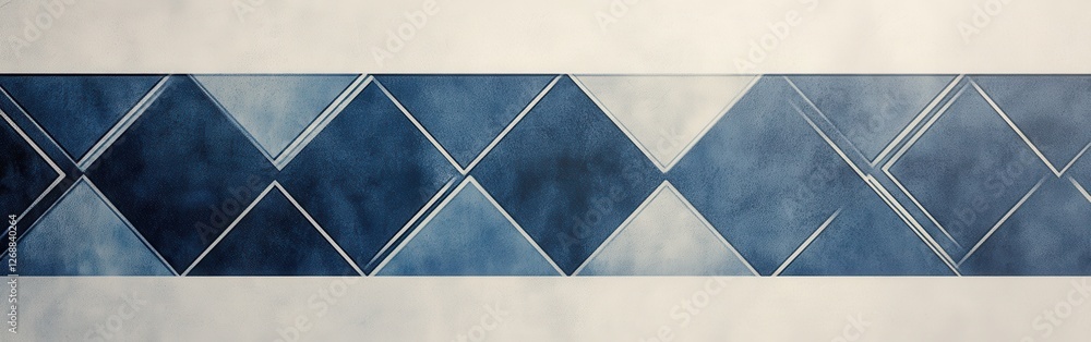 Aufkleber Elegant navy patterned background designed with geometric shapes creating a contemporary atmosphere for various applications