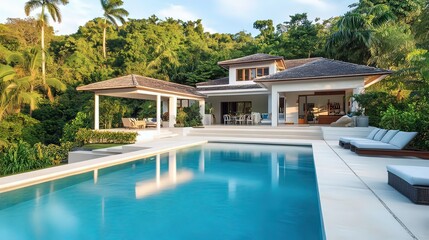 Modern living room with clean, minimal design and natural light, embodying simplicity and elegance.