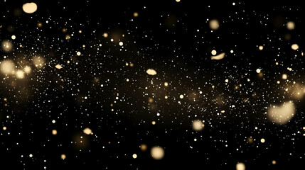 Golden sparkle, night sky, abstract background, festive design