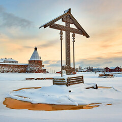 Solovki, Russia. Solovetsky Monastery. Nature of Solovetsky Islands. Travel and tourism....