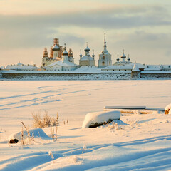 Solovki, Russia. Solovetsky Monastery. Nature of Solovetsky Islands. Travel and tourism....