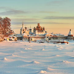 Solovki, Russia. Solovetsky Monastery. Nature of Solovetsky Islands. Travel and tourism....