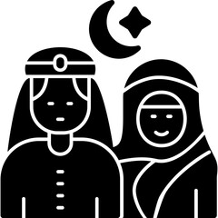 Muslim Couple Icon