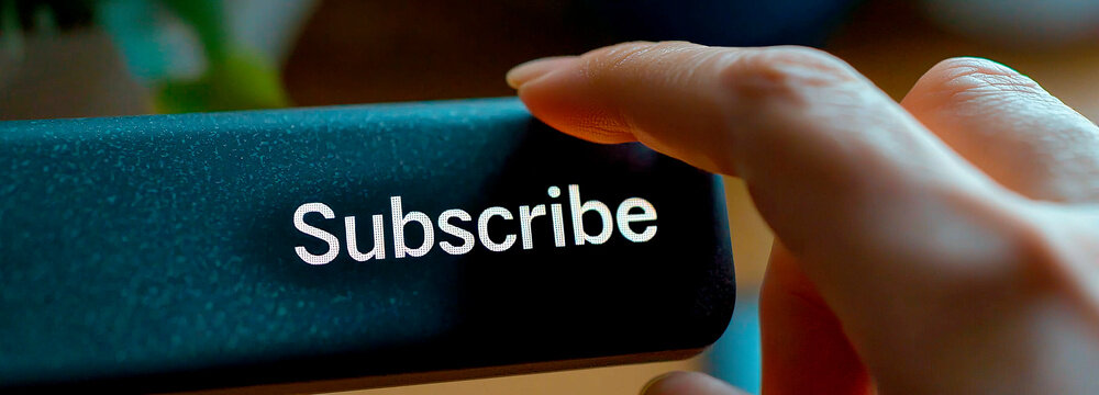 Banner de boon de suscribe