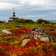 Solovki, Russia. Solovetsky Monastery. Nature of Solovetsky Islands. Travel and tourism....