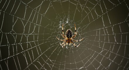 Obraz premium spider on web