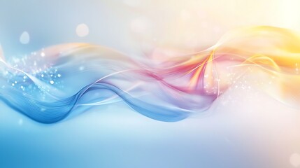 Abstract lines and colorful waves, perfect for digital backdrops