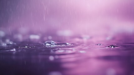 air bubbles in transparent liquid in colorful pink neon light
