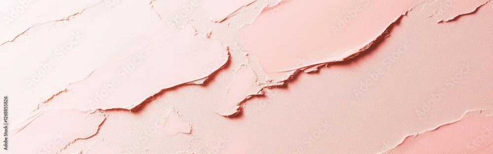 Aufkleber Elegant gradient of pencil strokes with torn edges creating a soft pink texture on a smooth background