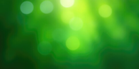 Soft green glow with scattered rays of light in bokeh effect, bokeh, soft