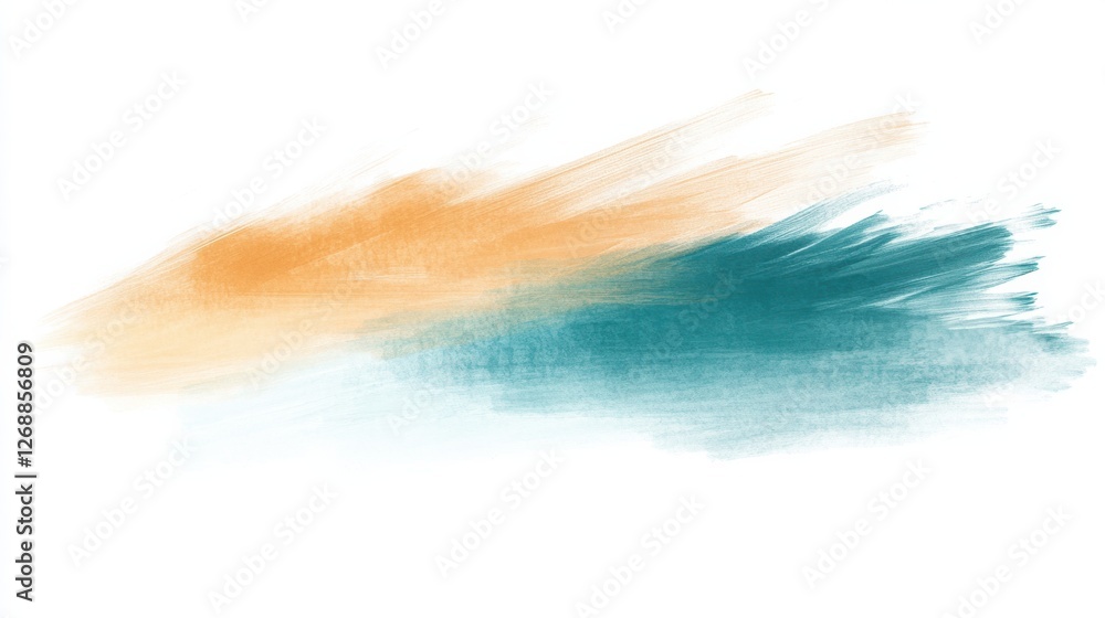 Poster Minimalist design featuring a single pencil on an abstract white background suitable for creative inspiration and artistic projects