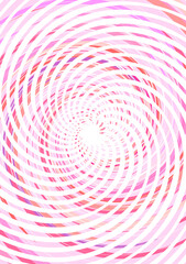 The background image is in pink tones, using shapes to arrange. Composition with gradation used for graphics