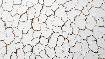 Cracked dry earth surface, showcasing the impact of drought and climate change on arid landscapes, emphasizing environmental conservation needs.