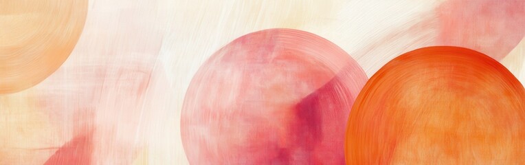 Abstract composition of circular pencil strokes showcasing warm tones and dynamic textures in a harmonious blend