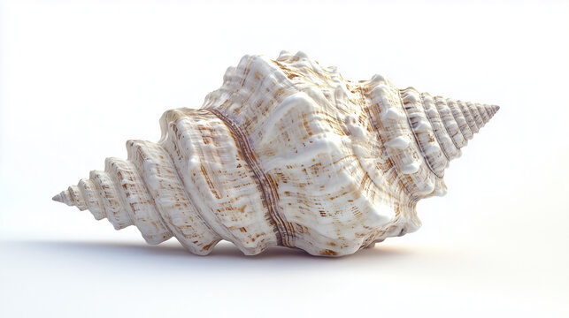 seashell isolated on white background