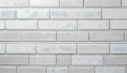 Background texture of white brick wall