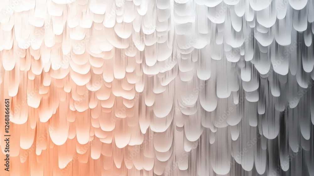 Leinwandbilder soft pencil strokes create a gradient of colors transitioning from orange to gray with a fluid textu