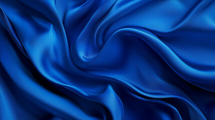 Obraz premium blue satin background