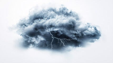 stormy sky with lightning bolt and dark clouds  background image
