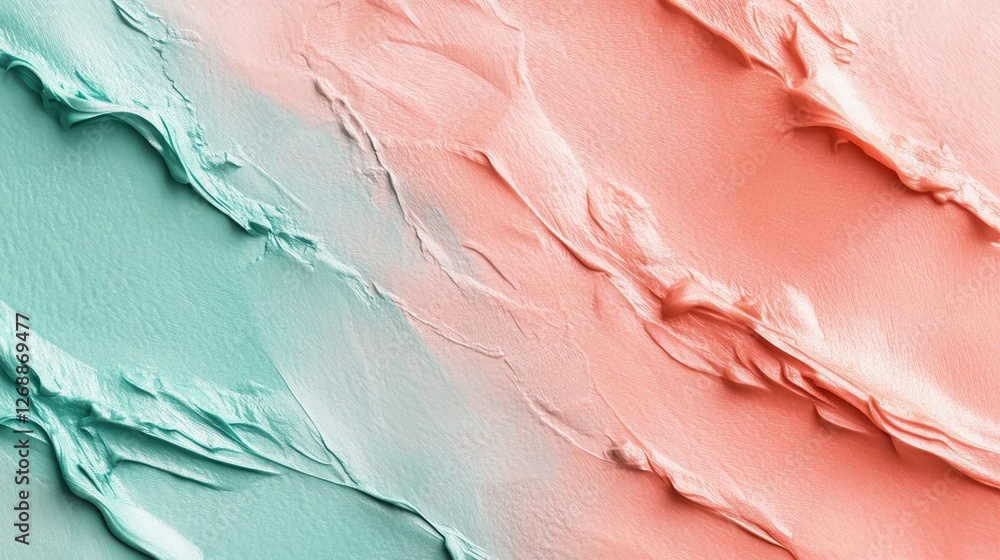 Leinwandbilder abstract pencil strokes create a dynamic composition with soft pastel colors and textured layers
