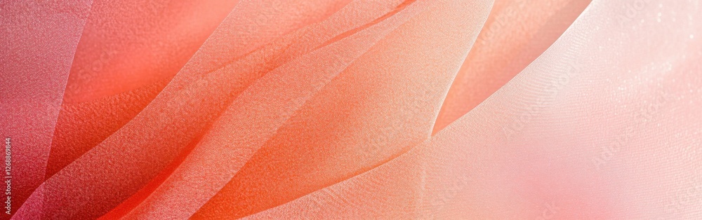 Poster Abstract composition featuring a monochrome coral design with flowing textures and soft transitions of color