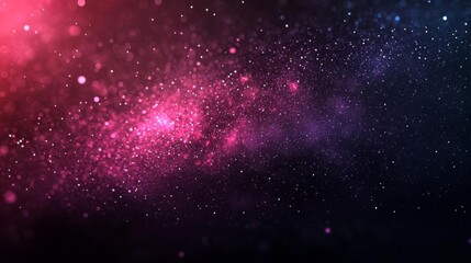 Fototapeta premium A mesmerizing cosmic scene with pink and purple starry patterns in the universe.