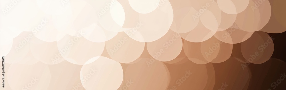 Poster subtle bokeh composition showcasing muted copper tones in a serene atmosphere during twilight