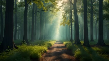 Fototapeta premium Forest Ecosystem and Biodiversity