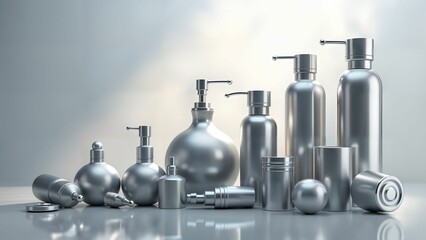 Obraz premium Glamorous Silver Arrangements